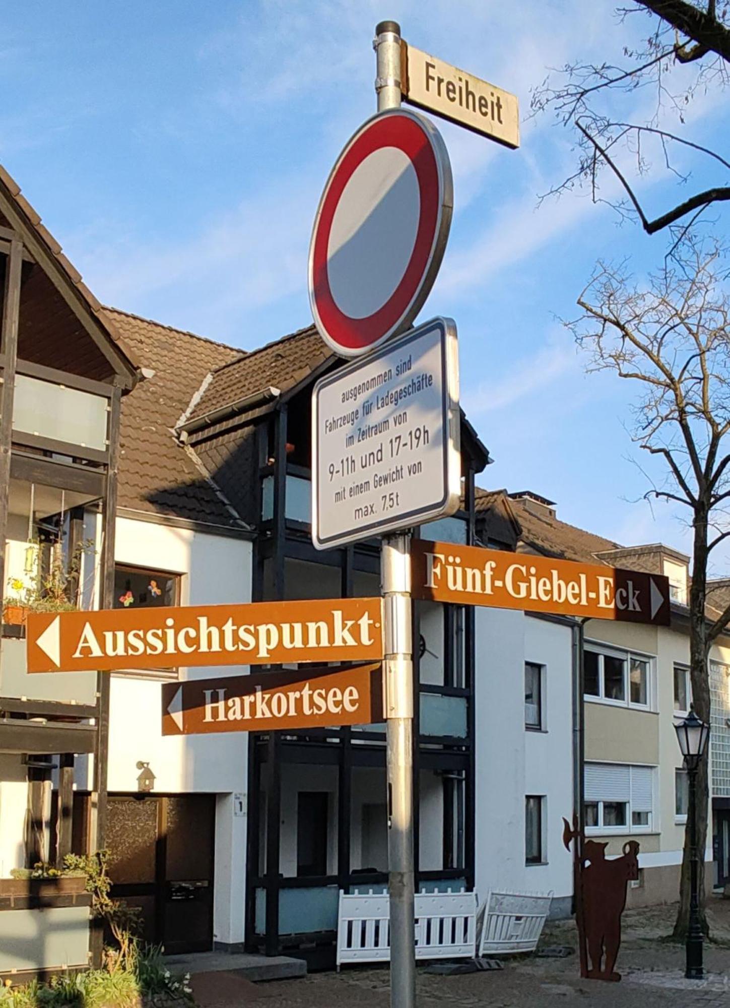 Fuenf Giebel Eck In Der Freiheit Am Ruhrtalradweg Otel Wetter  Dış mekan fotoğraf
